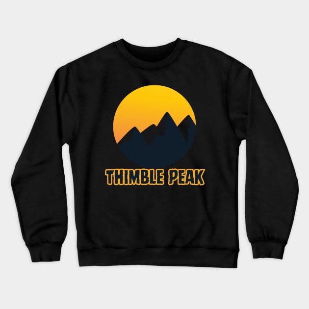 Thimble Peak Crewneck Sweatshirt by Canada Cities